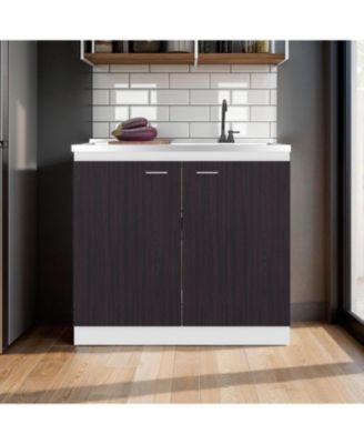 Extremo Kitchen Storage Cabinet with 2 Doors and 3 Shelves
