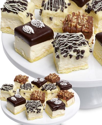 Golden Edibles® 15-Pc. Ultimate Belgian Chocolate Dipped Mini Cheesecakes Assortment