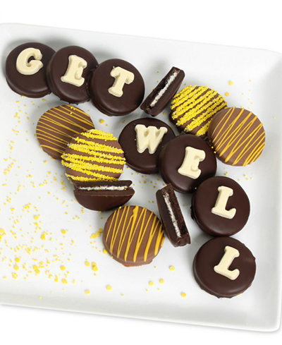Golden Edibles® 12-Pc. GET WELL Belgian Chocolate Covered OREO® Cookies