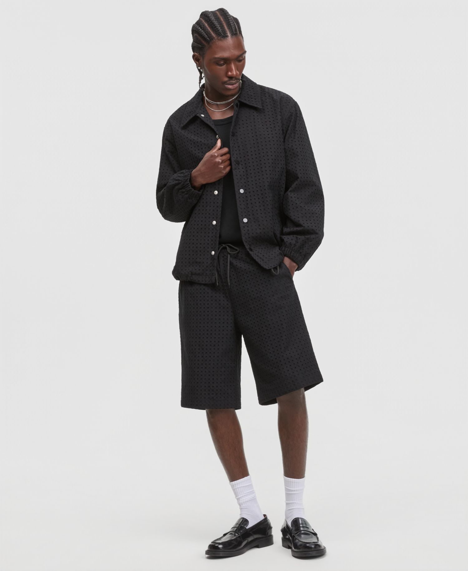 Men's Eyelet 11" Drawstring Shorts