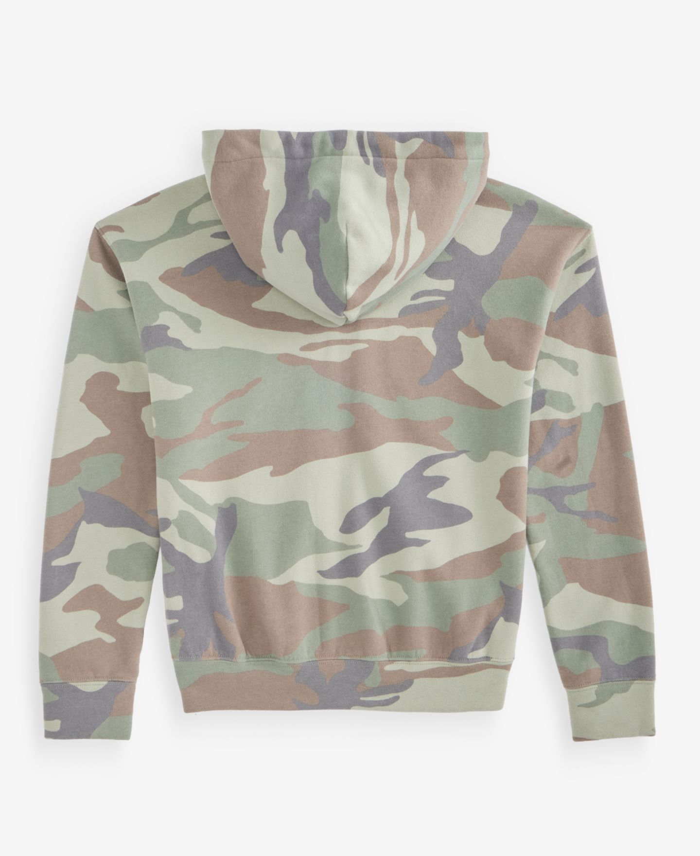 Худи abercrombie kids Logo Full-Zip для мальчиков, цвет: Камуфляжный — фото 3