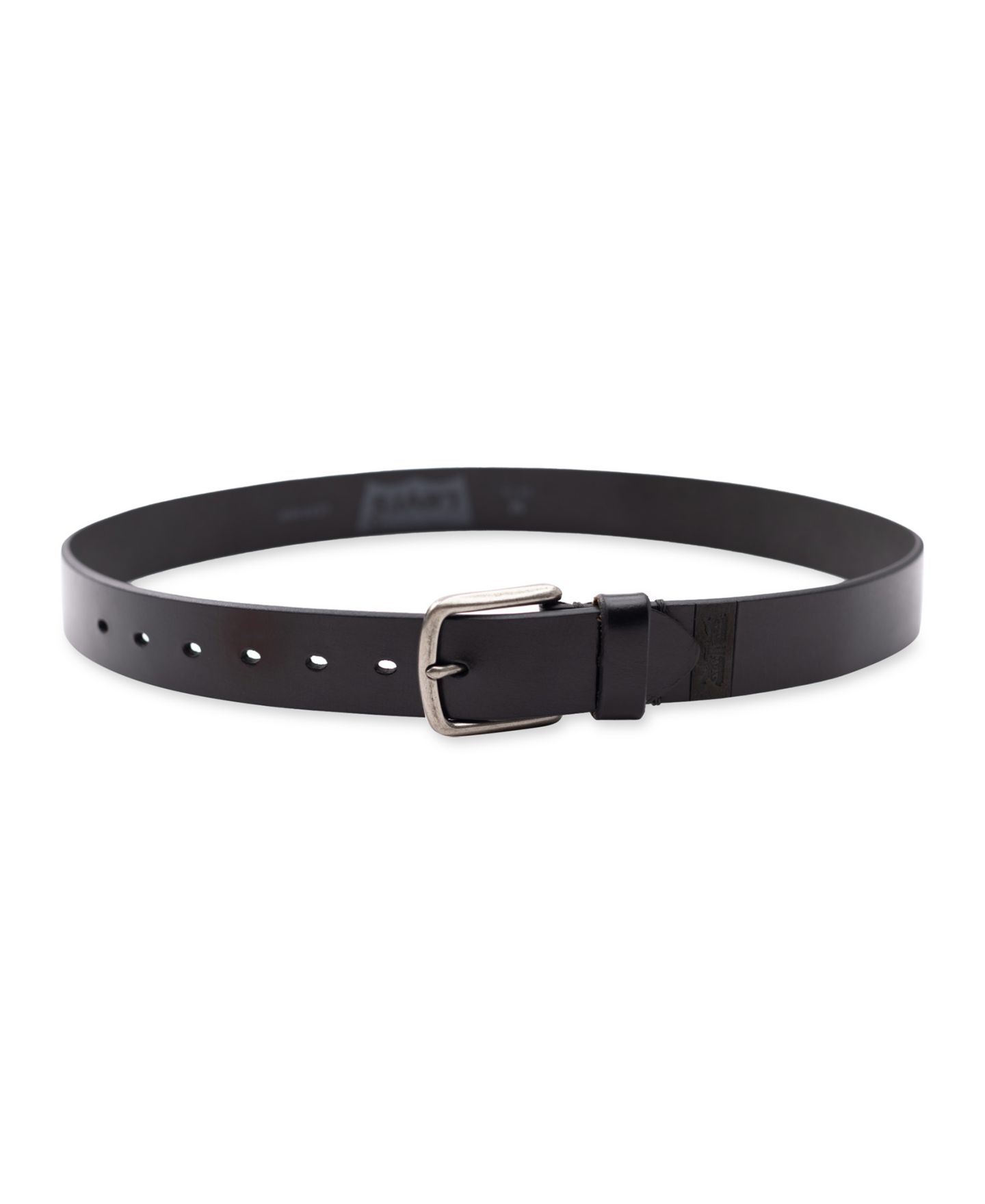 Мужской ремень Levi's Leather Belt, цвет: Чёрный — фото 2