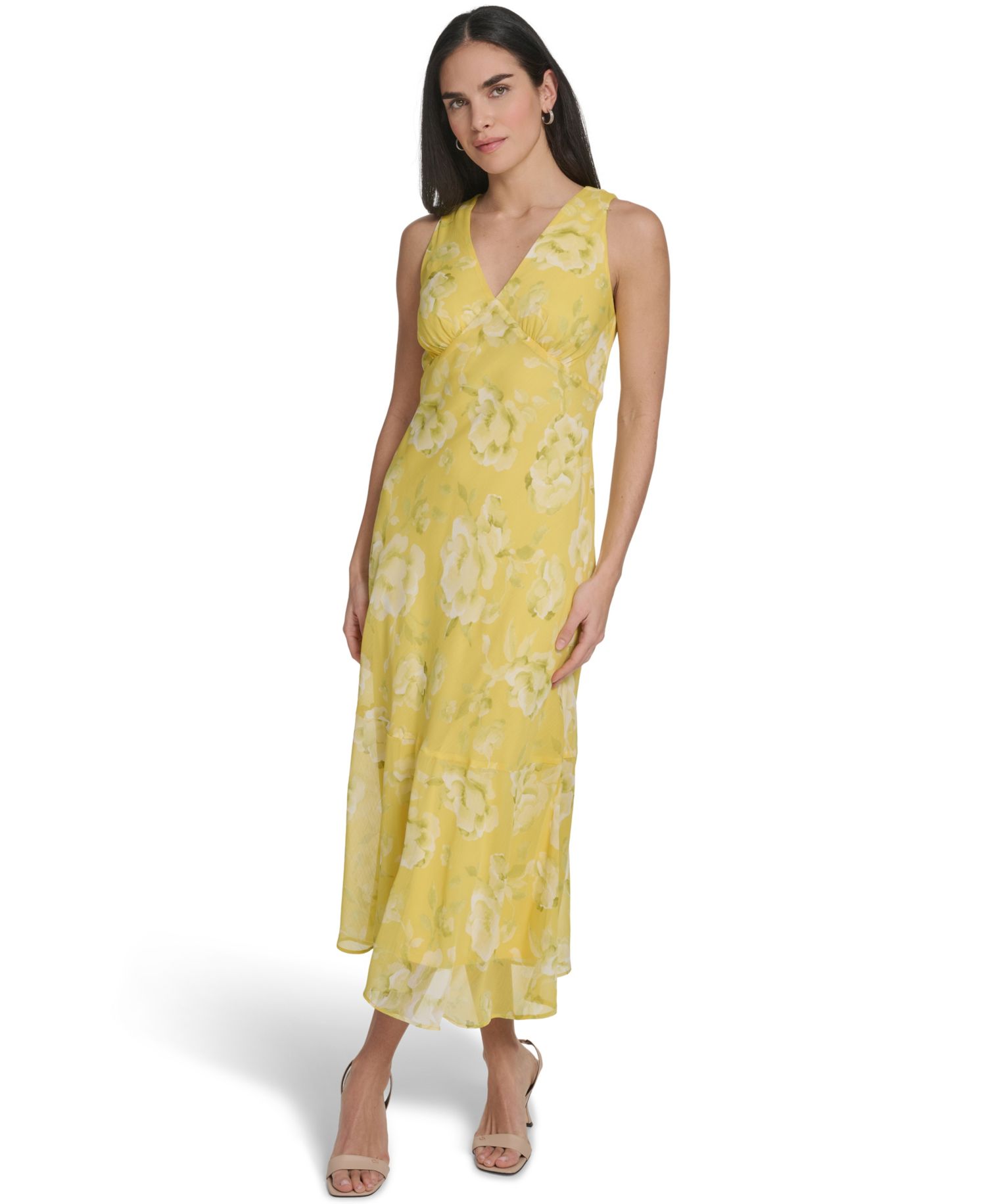 Women’s V-Neck Midi Dress