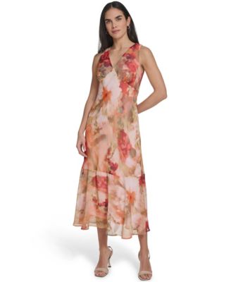 Women’s V-Neck Midi Dress