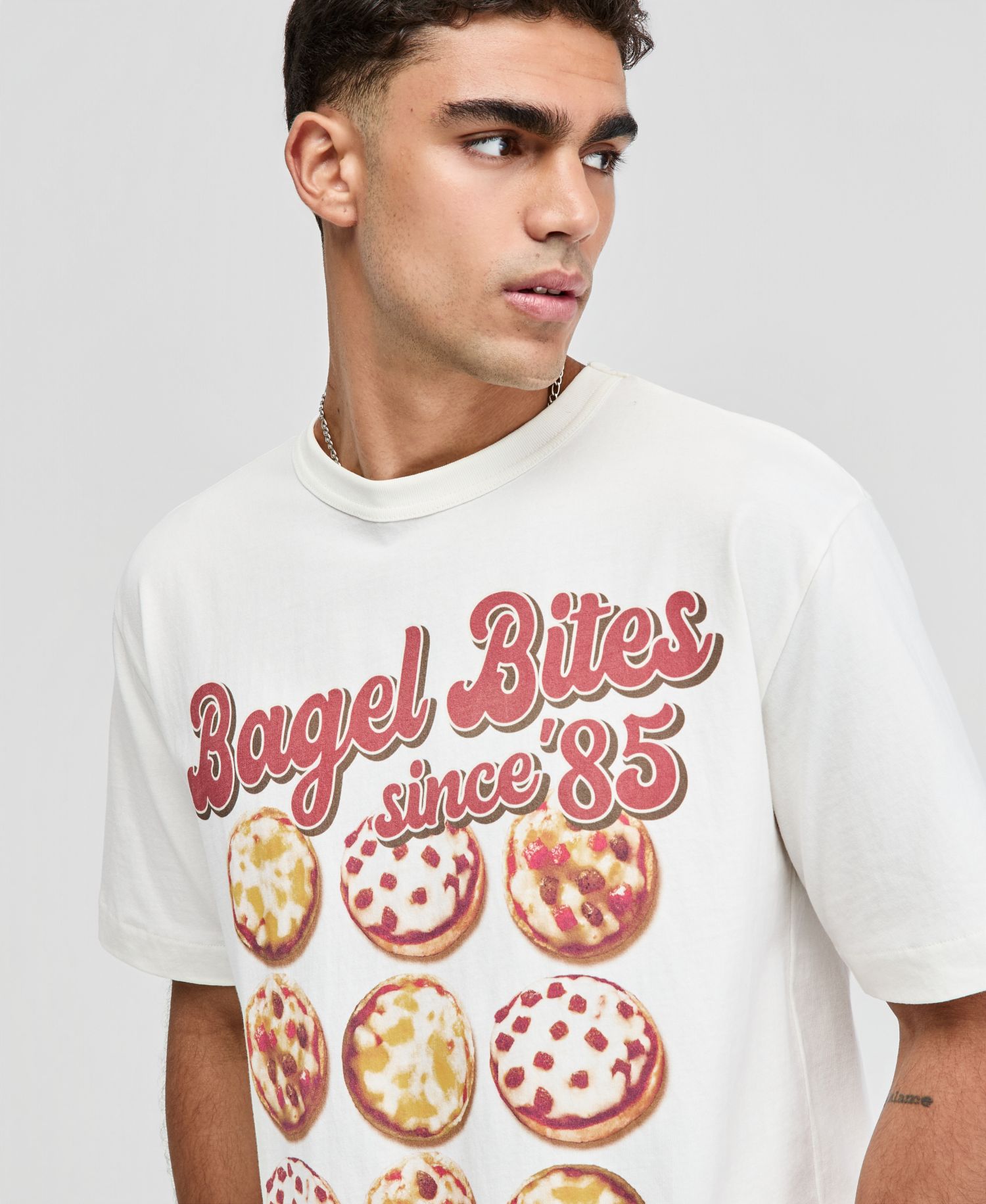 Men's Relaxed-Fit Bagel Bites Graphic T-Shirt, Macy's Exclusive