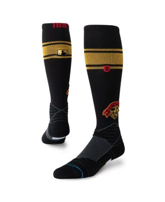 Men's and Women's Black Pittsburgh Pirates 2026 City Connect Over The Calf Socks