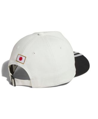 Adidas Men's and Women's White Japan National Team Pinched Crown