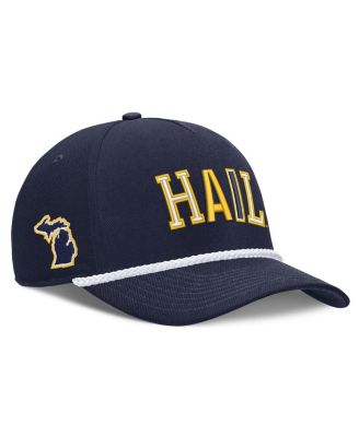 Men's and Women's Navy Michigan Wolverines 2026 Basketball Refresh 5-Panel Rope Rise Hat