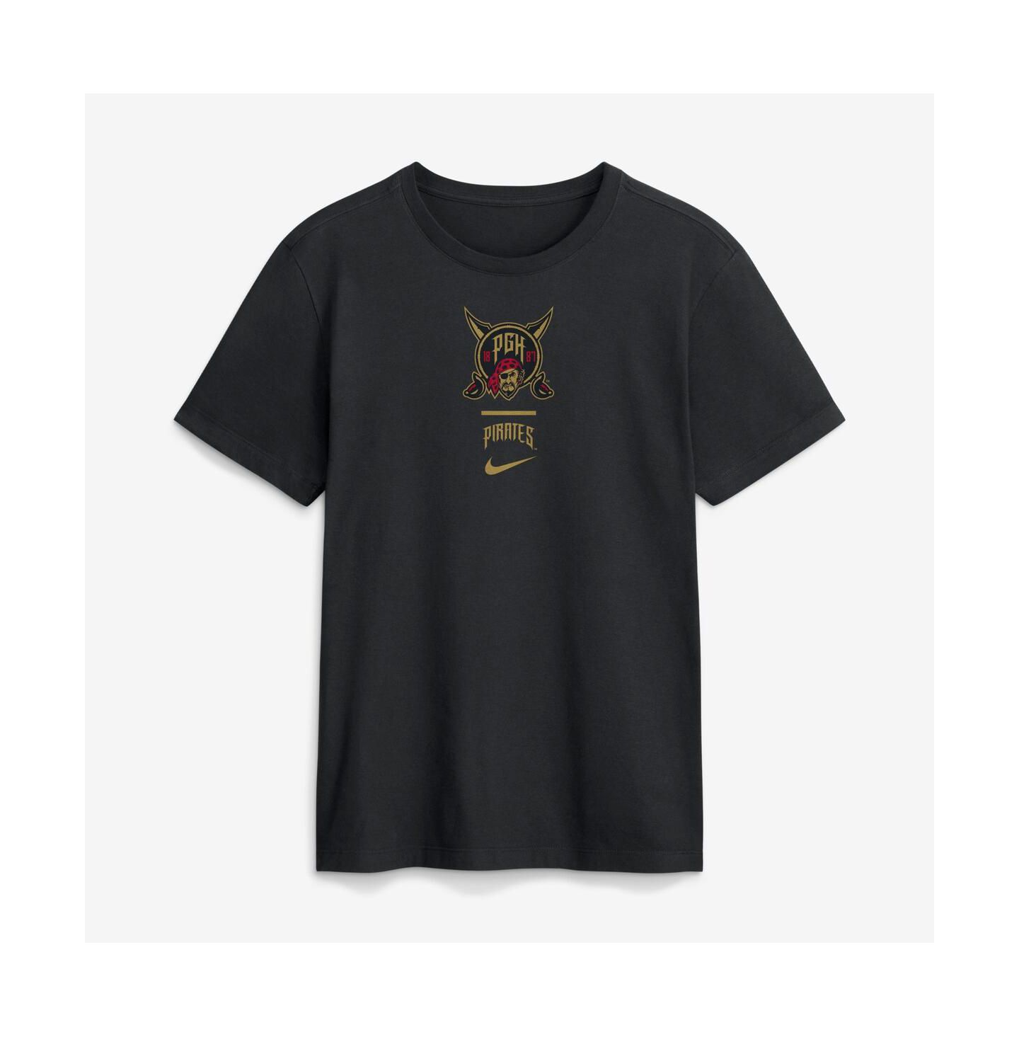 Мужская футболка Nike Black Pittsburgh Pirates 2026 City Connect 2-Hit — фото 2