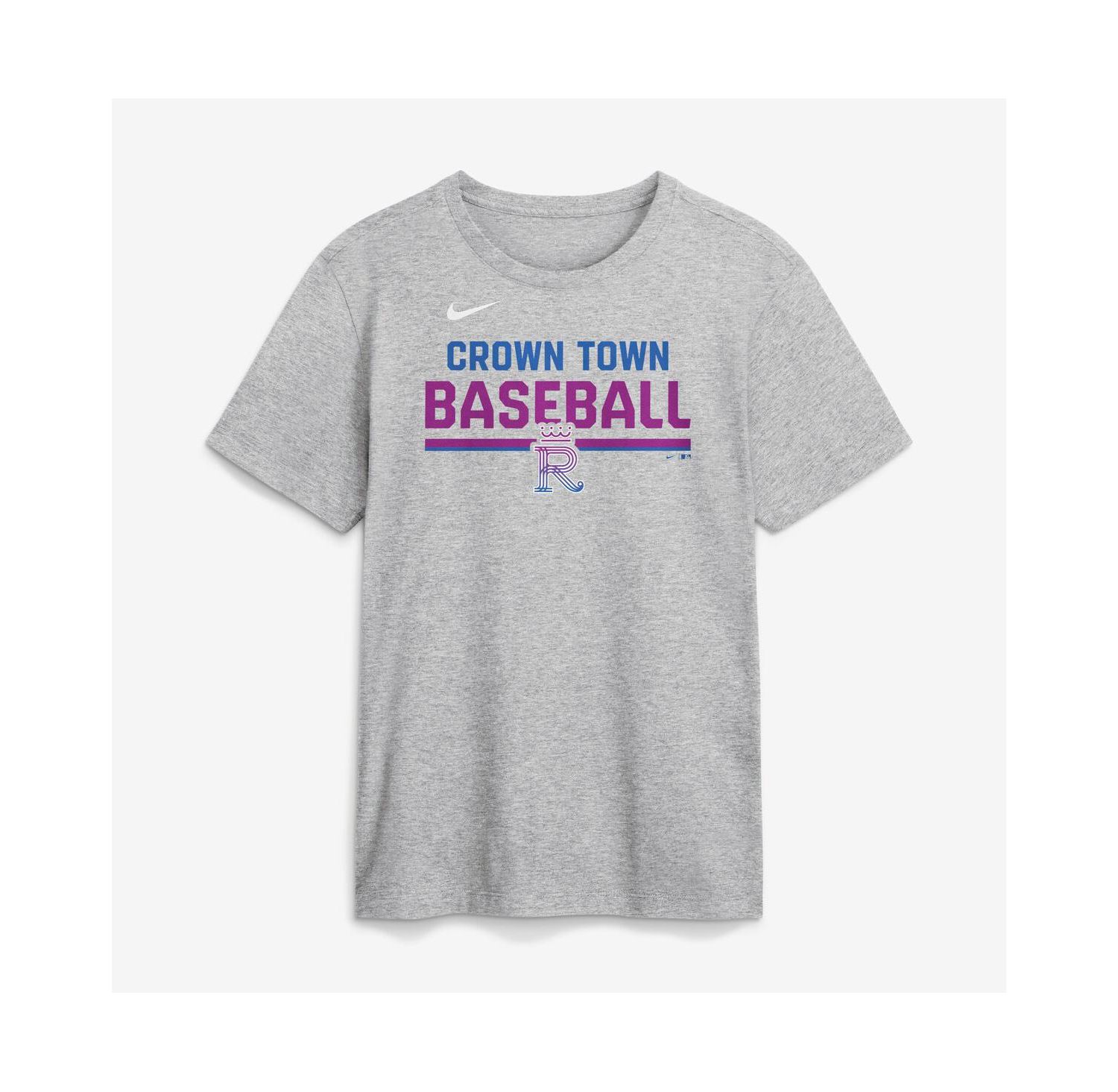 Men's Heather Gray Kansas City Royals 2026 City Connect Stacked Team Phrase T-Shirt