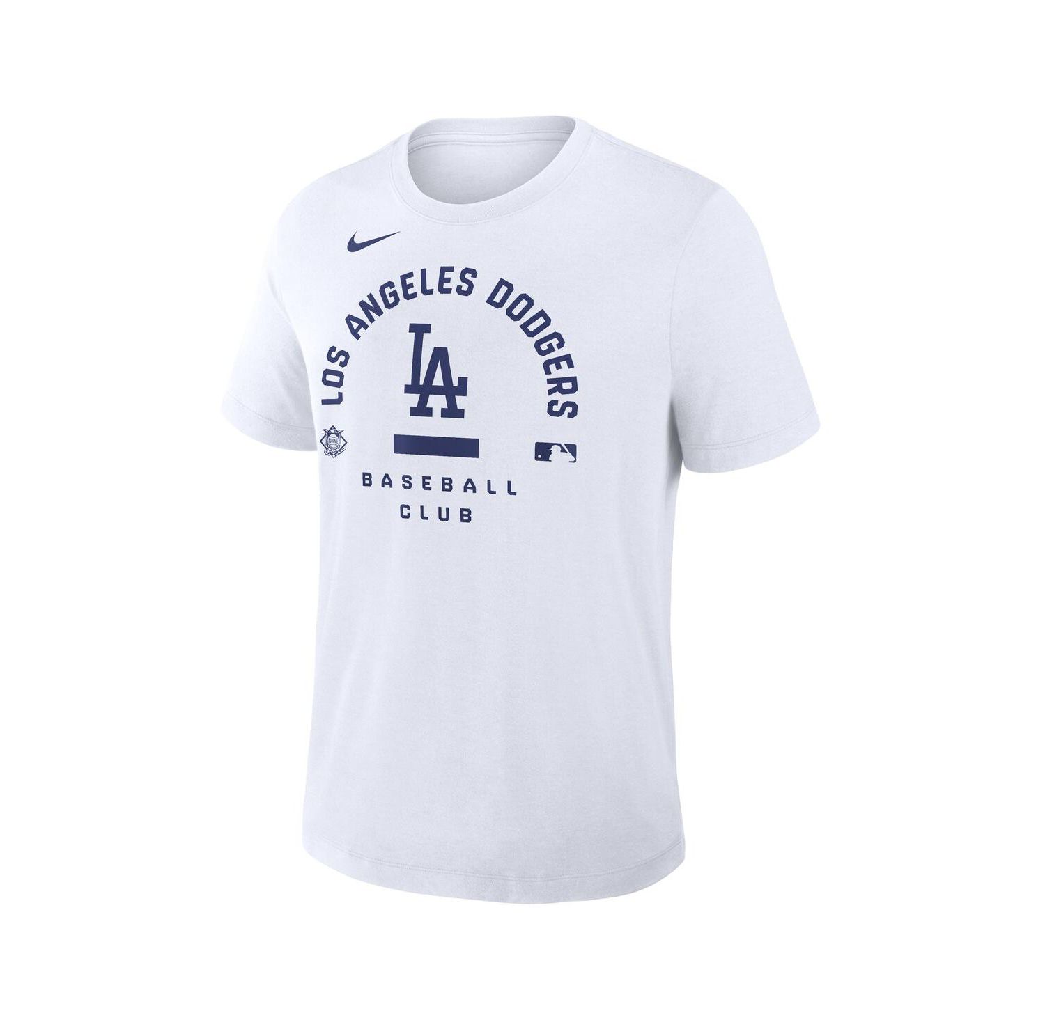 Men's White Los Angeles Dodgers Authentic Collection Early Work Tri-Blend Dri-FIT T-Shirt