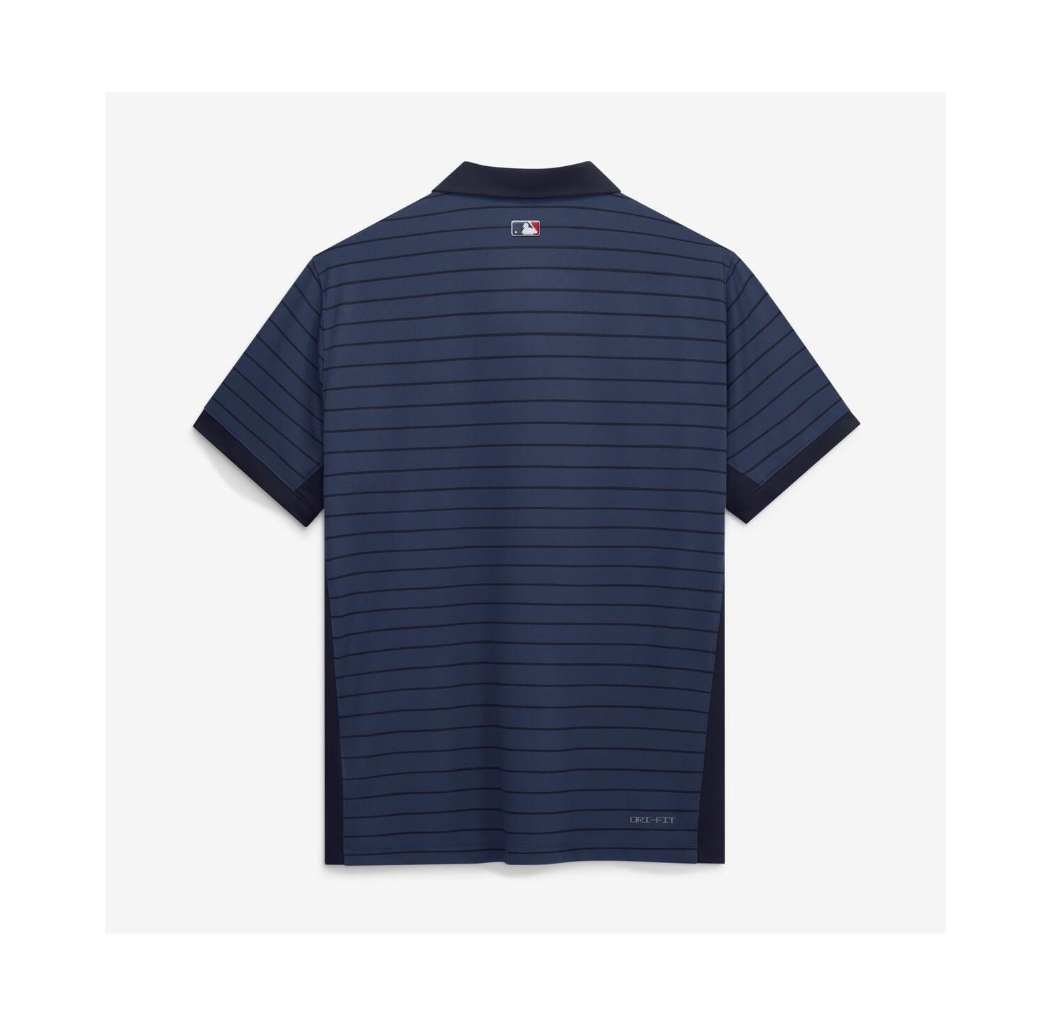 Men's Navy Boston Red Sox Authentic Collection Striped Victory Dri-FIT Polo Shirt