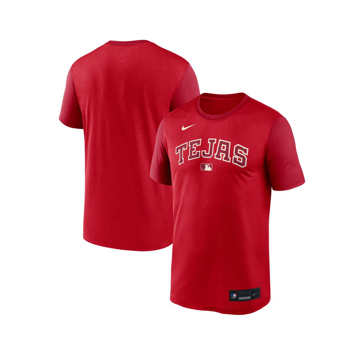 Men's Red Texas Rangers 2026 City Connect Authentic Collection Legend Dri-FIT T-Shirt