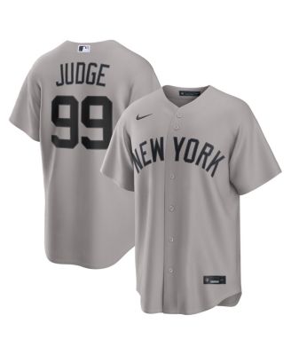 Men's Aaron Judge Gray New York Yankees Road Replica Jersey
