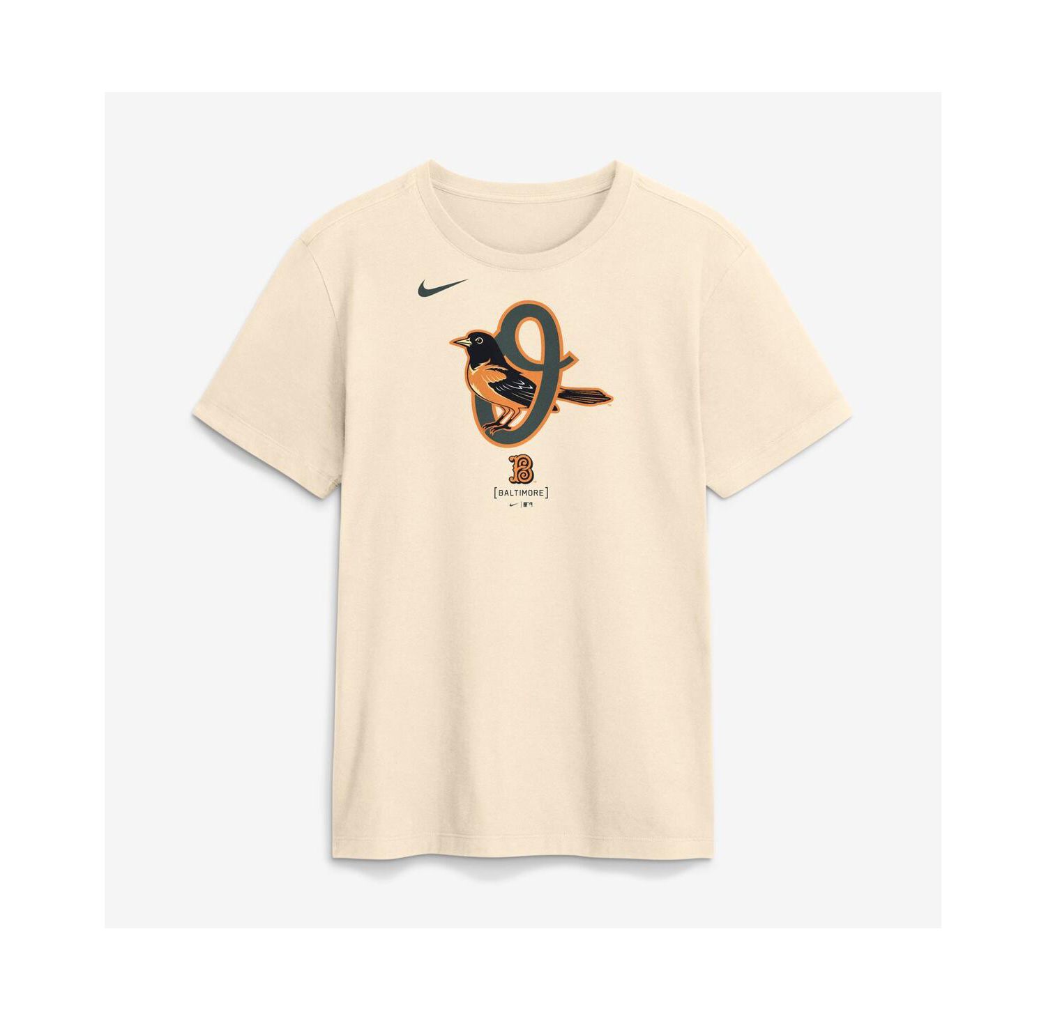 Men's Cream Baltimore Orioles 2026 City Connect Large Logo T-Shirt