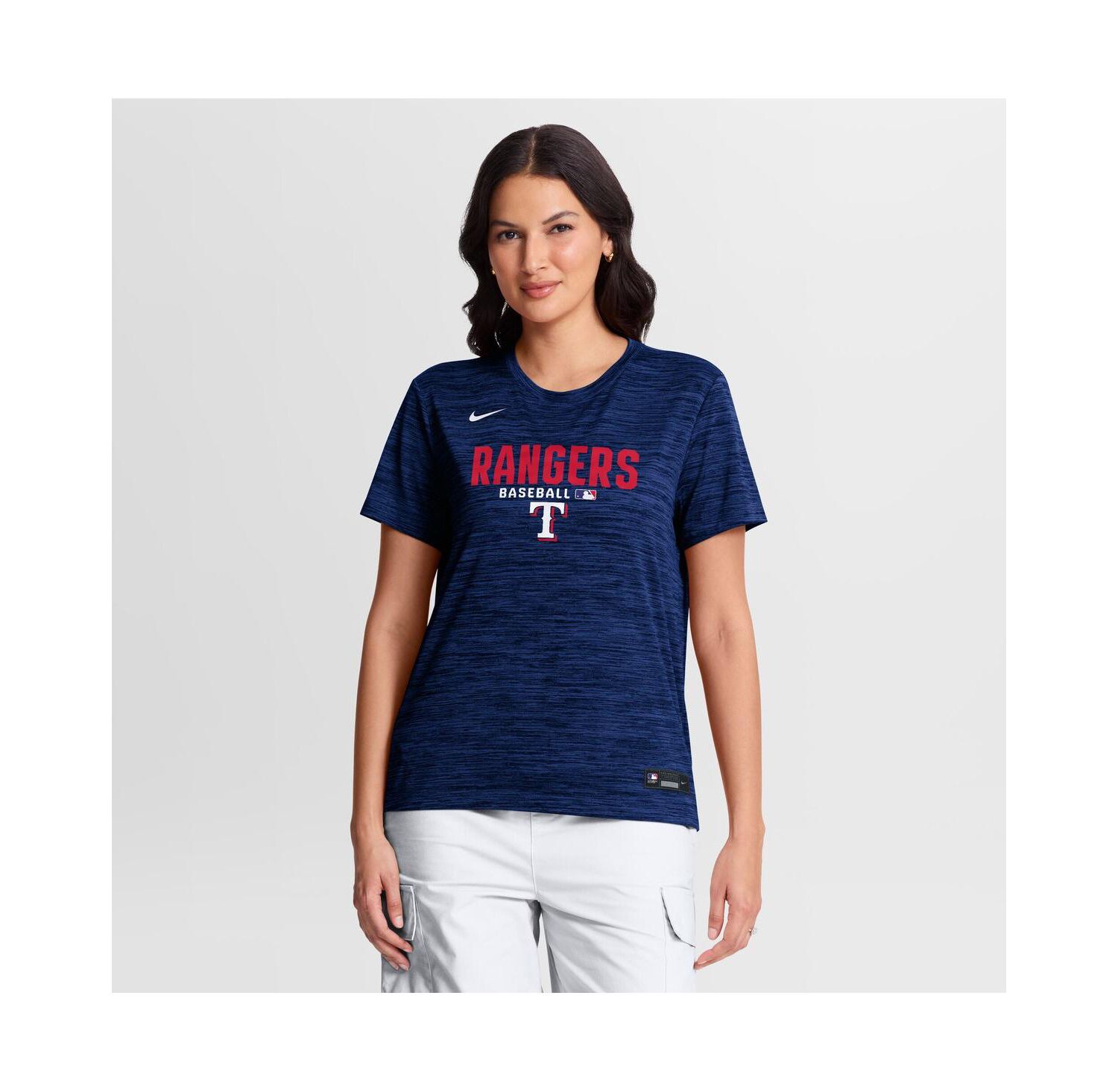 Women's Royal Texas Rangers Authentic Collection Velocity Dri-FIT T-Shirt