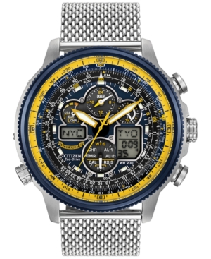UPC 013205116285 product image for Citizen Men's Analog-Digital Chronograph Eco-Drive Navihawk A-t Stainless Steel  | upcitemdb.com