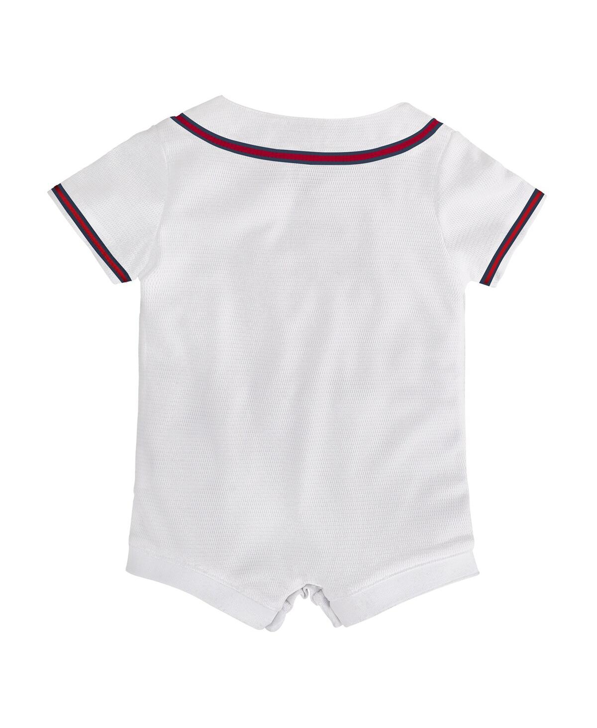 Nike Baby Boys and Girls White Atlanta Braves Home Replica Romper Jersey
