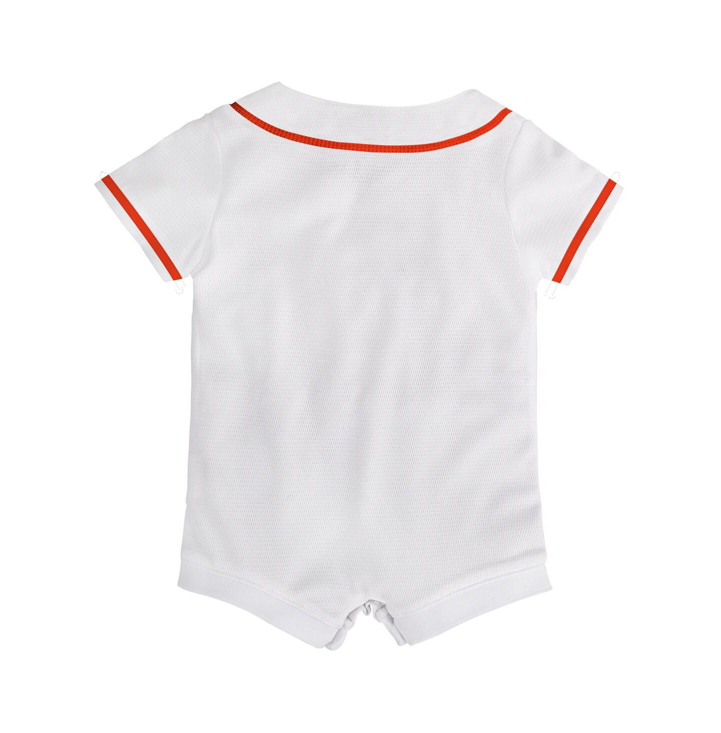 Комбинезон Nike White Houston Astros Home Replica Romper Jersey для малышей — фото 2