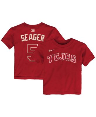 Toddler Corey Seager Red Texas Rangers 2026 City Connect Name & Number T-Shirt