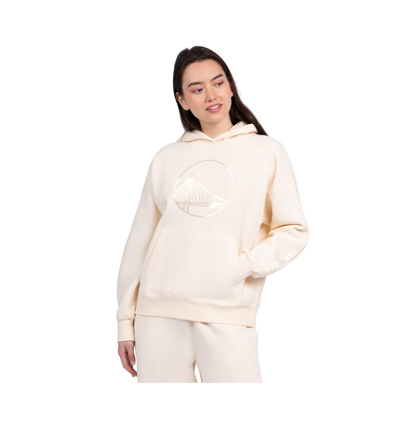Женское худи Starter Cream Golden State Warriors Pastel Relaxed — фото 1