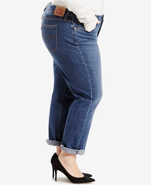 levi's plus size boyfriend jeans