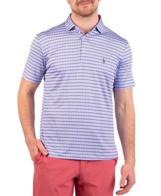 Men's Geo Stars Printed Performance Polo