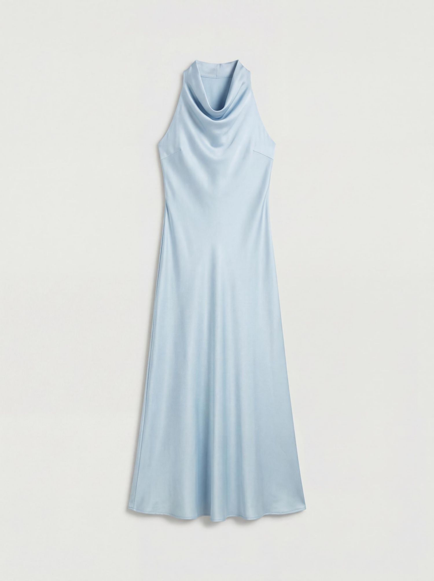 Women's Satin Maxi Bridesmaid Dress