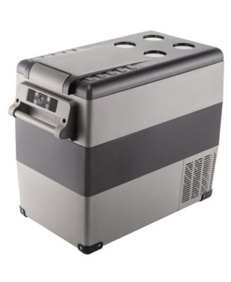 58 Quart Portable Car Refrigerator Dual Zone 12V 24V for Camping