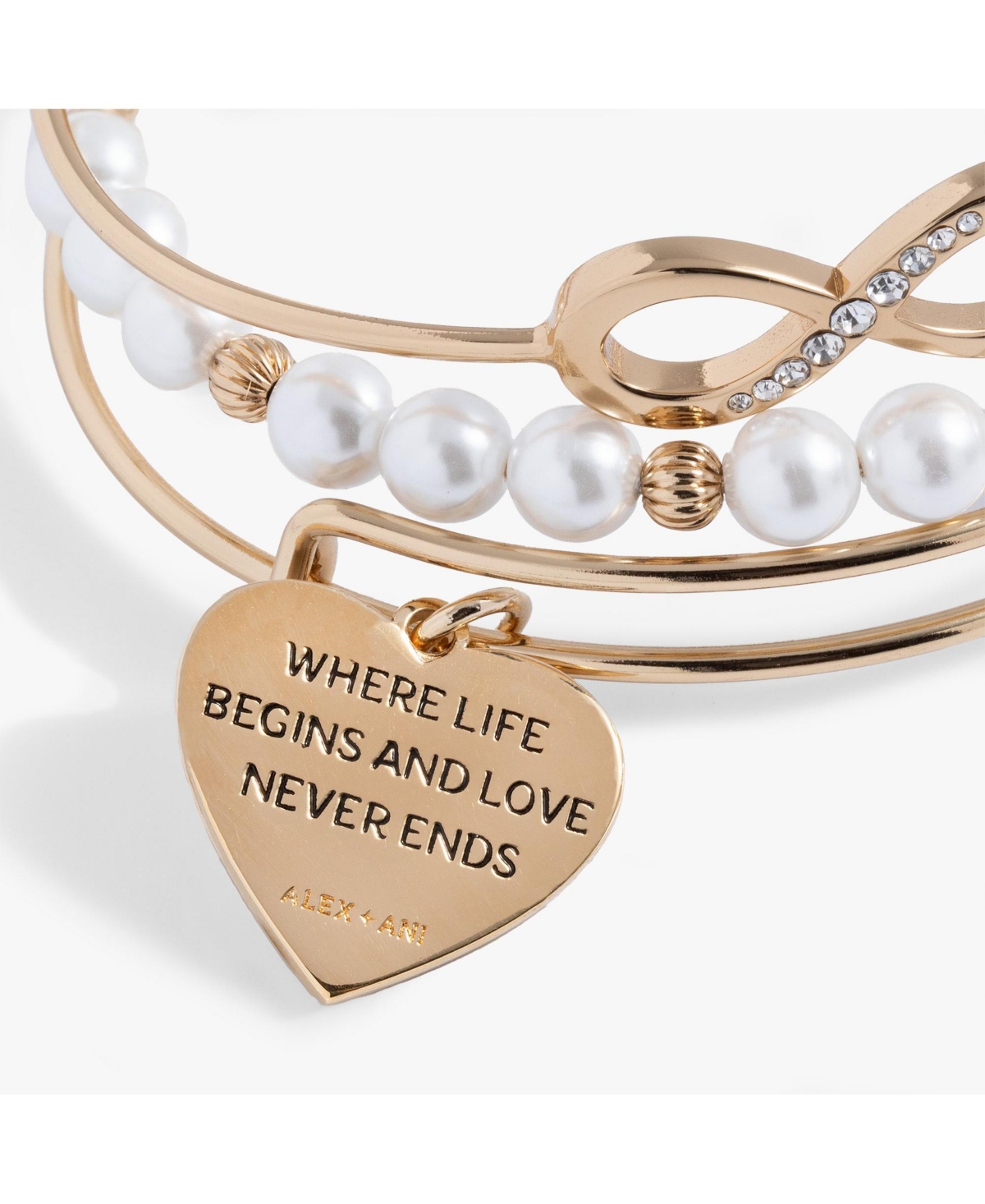 Alex and Ani Family Bangle Set of 3