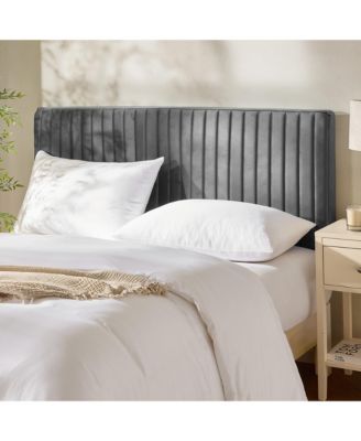Velvet Headboard, wall mounted, peel and stick, easy assemble, upholstered 3D soundproof panels for stylish and comfortable bedroom decor.