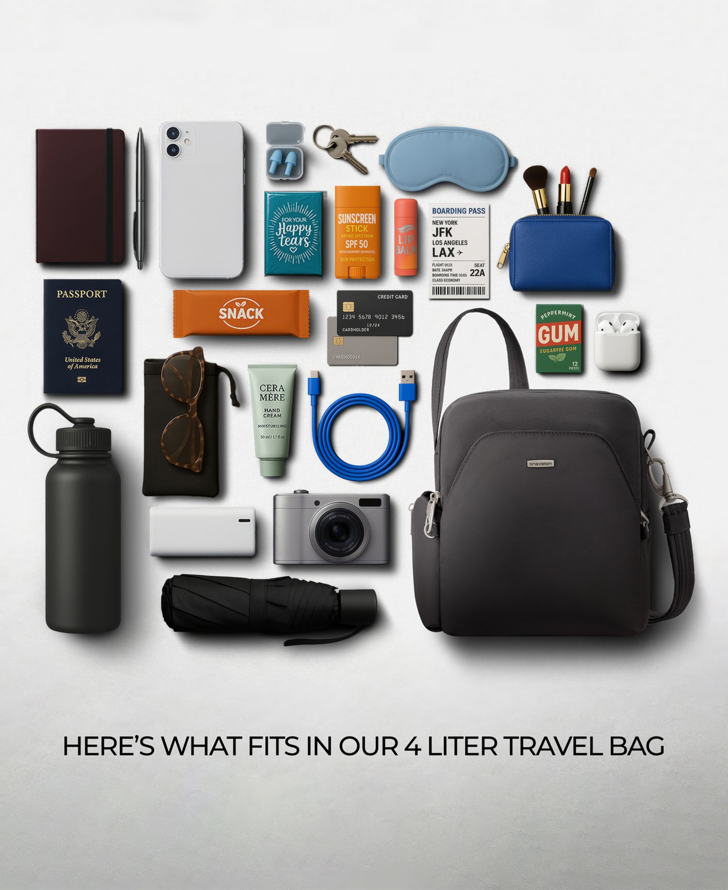 Anti-Theft Classic Travel Bag