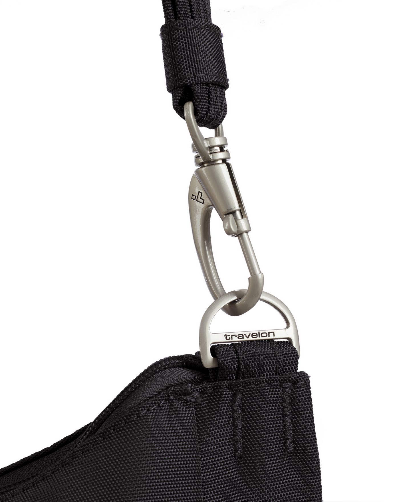 Женская сумка Travelon Anti-Theft Classic Crossbody Bucket, цвет: Чёрный — фото 4