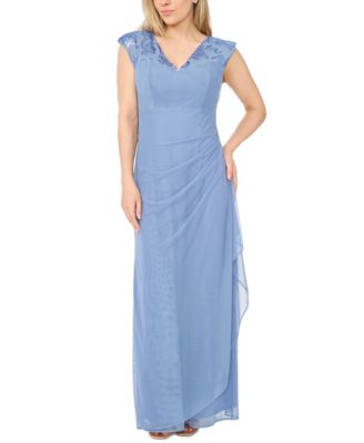 homecoming dresses freshman Short Beaded Plus-Size Homecoming Dress with Ruffles Slate Blue / 22W