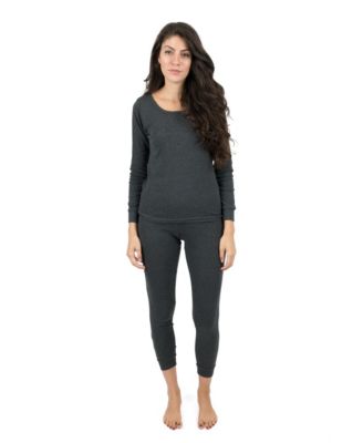 Women's Matching Family Two Piece Cotton Long Sleeve Shirt and Pants Solid Color Pajamas