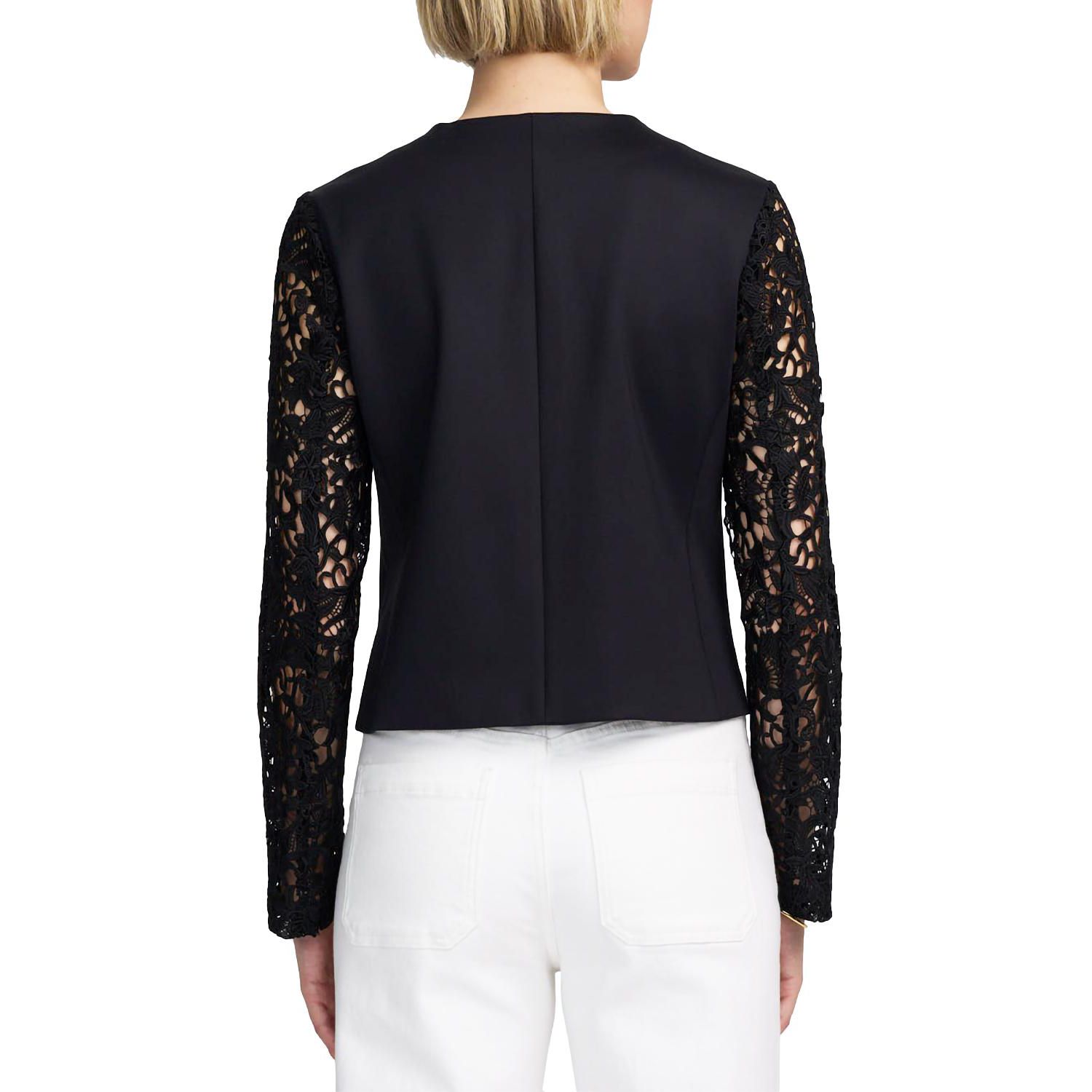 Women's Lace Satin Jacket