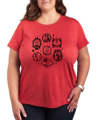 Plus Size Disney Villains Frames Short-Sleeve Graphic T-Shirt