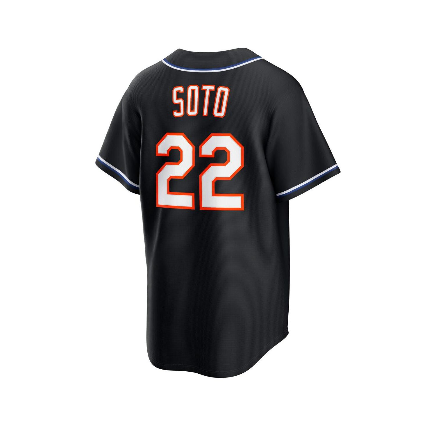 Men's Juan Soto Black New York Mets 2026 Replica Fashion Jersey