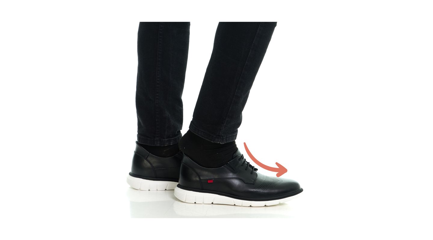 Marc Joseph New York Edward Street Hands-Free Slip On Technology Perforated Oxfords, цвет: Чёрный кожаный — фото 3