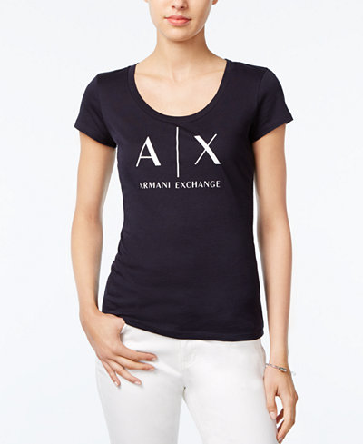 Armani Exchange Logo Graphic T-Shirt