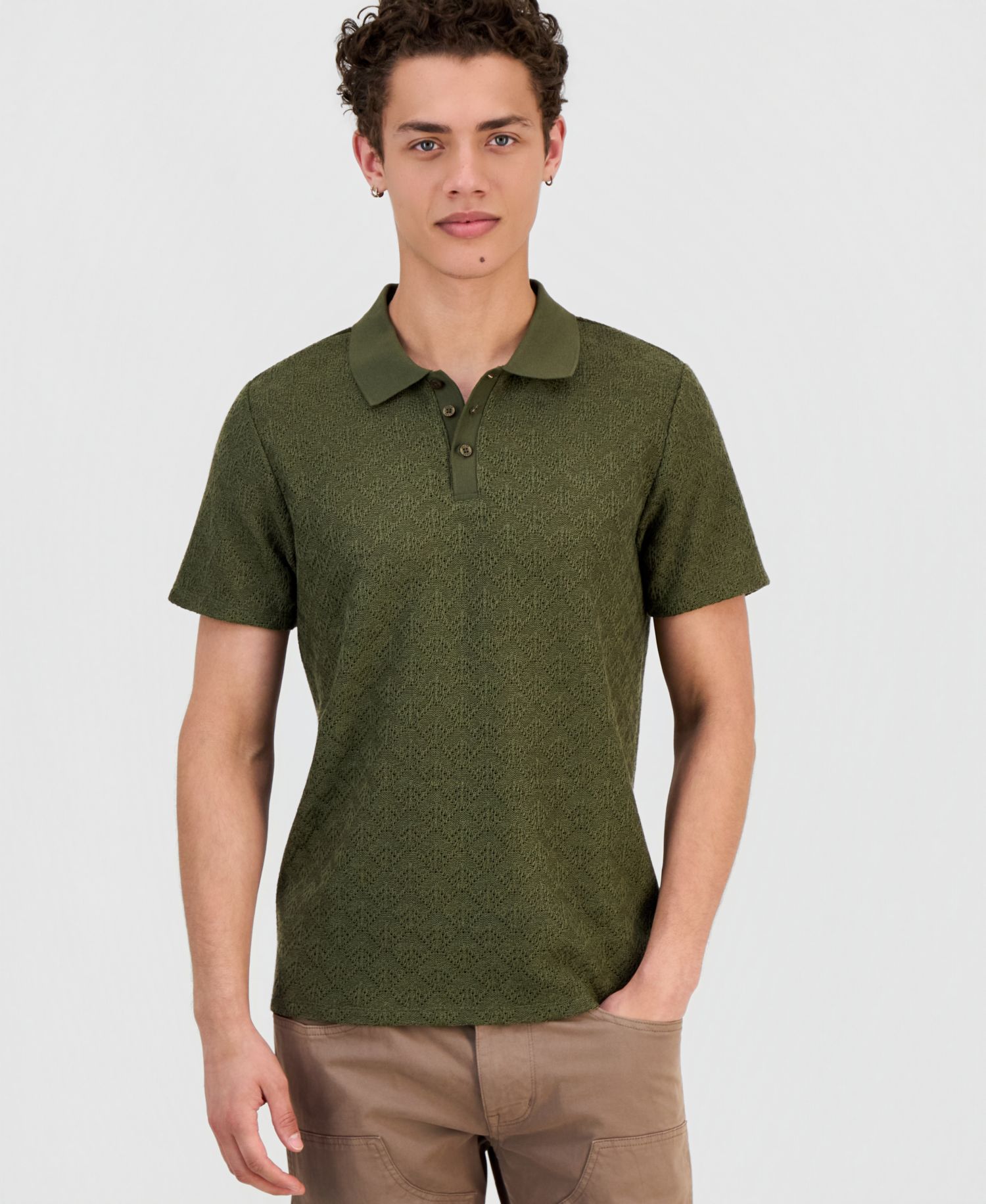 Men's Logan Short Sleeve Knit Polo Shirt