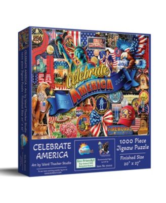 Celebrate America 1000 piece Jigsaw Puzzle for Adults Fourth of July