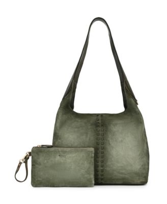Hydrangea Medium Vintage Ombre Hobo Handbag