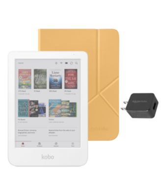 Clara Colour  eReader with Butter   SleepCover Case and AC Bundle