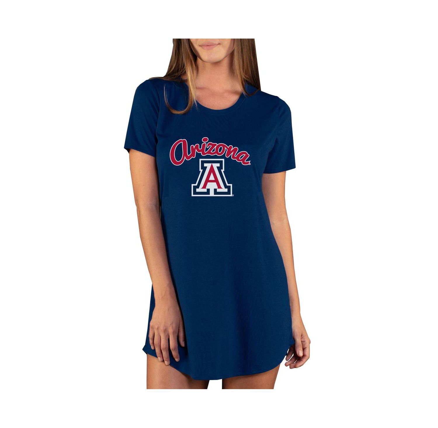 Women's Navy Arizona Wildcats Marathon Nightshirt