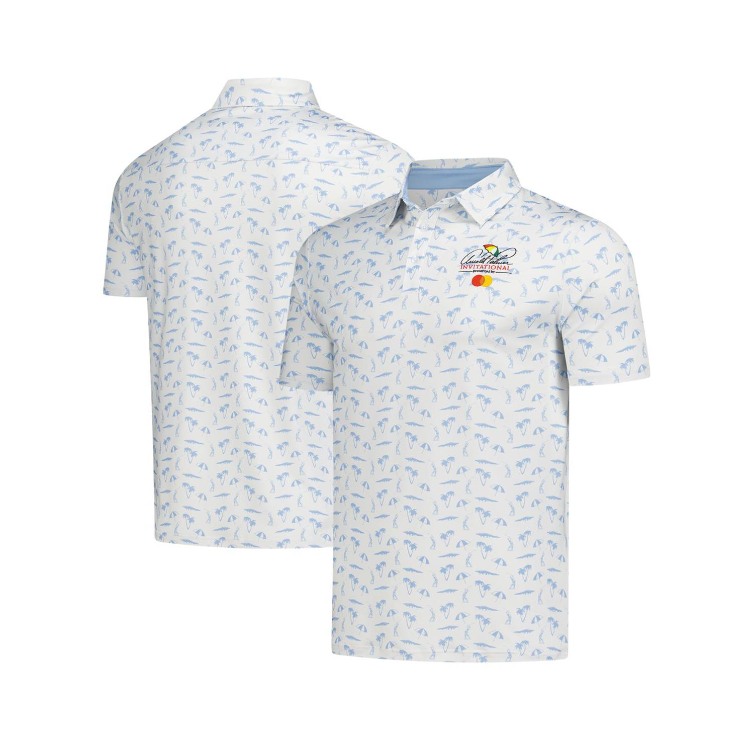 Men's Cream Arnold Palmer Invitational Polo Shirt