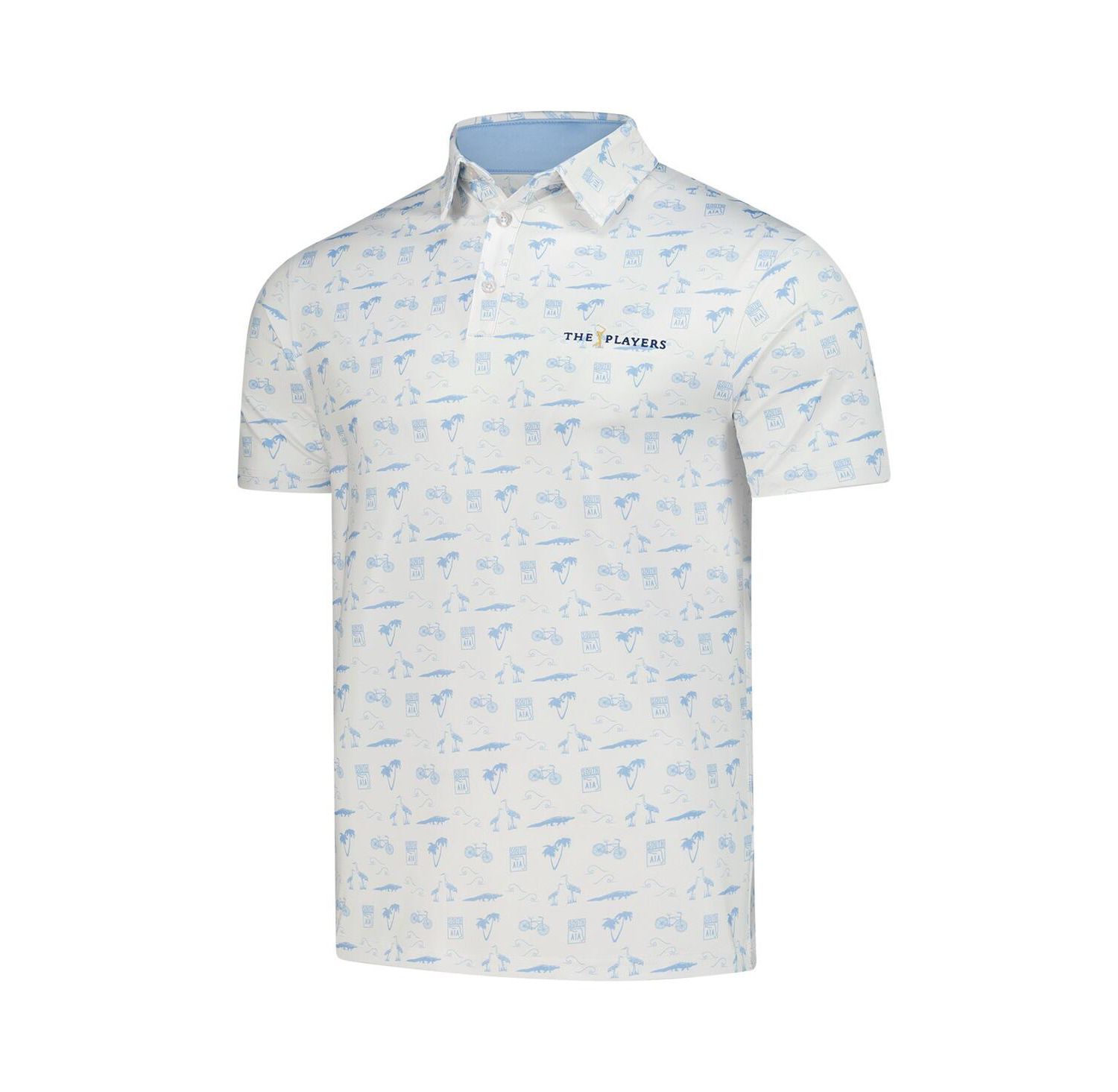 Men's Cream THE PLAYERS A1A Polo Shirt