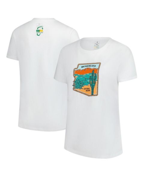 Женская футболка Ahead White 2025 WM Phoenix Open Arizona Danby Tri-Blend