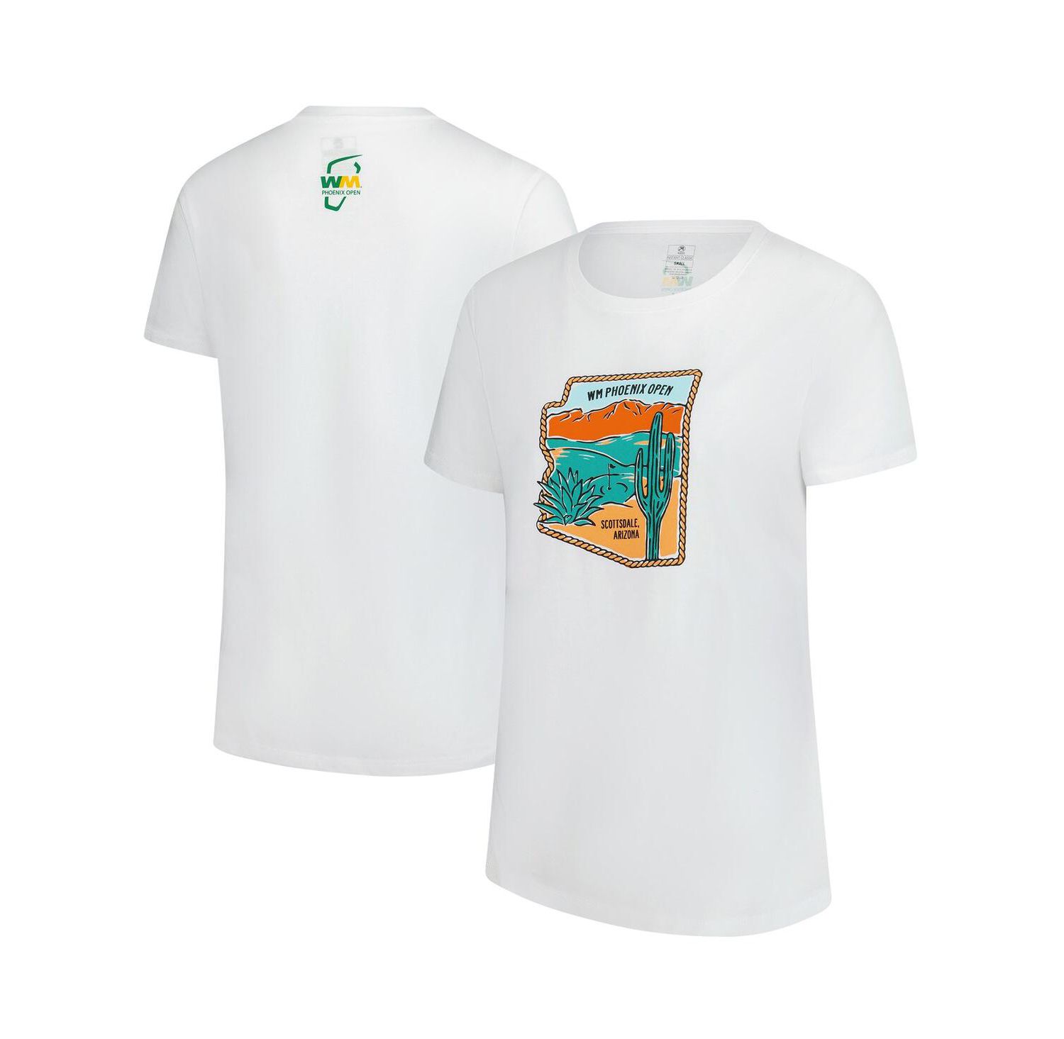 Women's White 2025 WM Phoenix Open Arizona Danby Tri-Blend T-Shirt