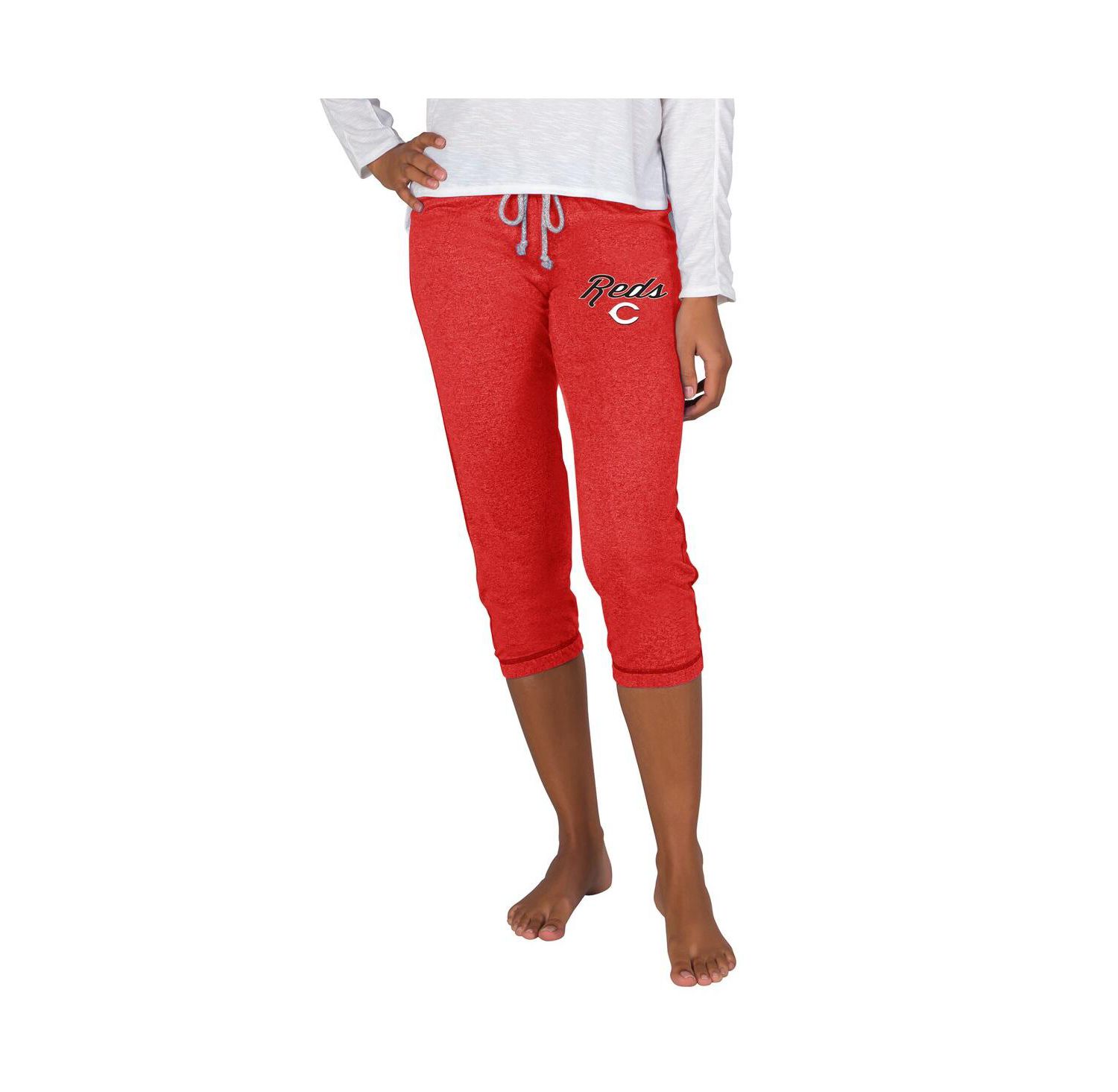 Women's Red Cincinnati Reds Quest Knit Capri Pants